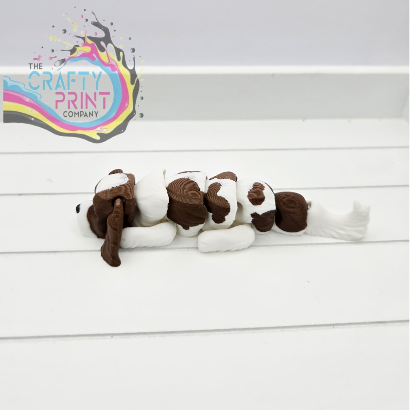 3D Printed Cocker Spaniel Articulated Flexi Keyring/Fidget