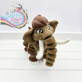 3D Printed Cute Mammoth Articulated Fidget - Home & Garden