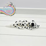 3D Printed Dalmation Dog Articulated Flexi Keyring/Fidget