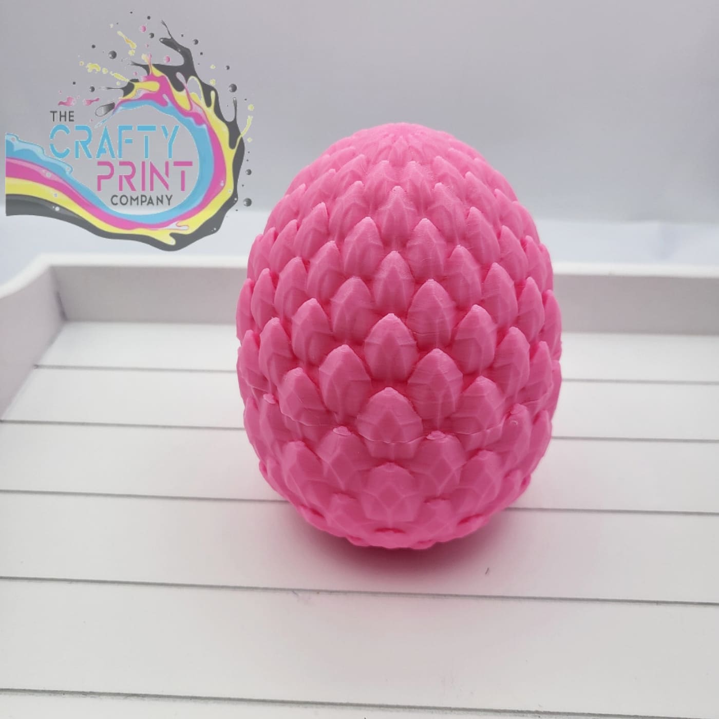 3D Printed Dragon Egg with Scales