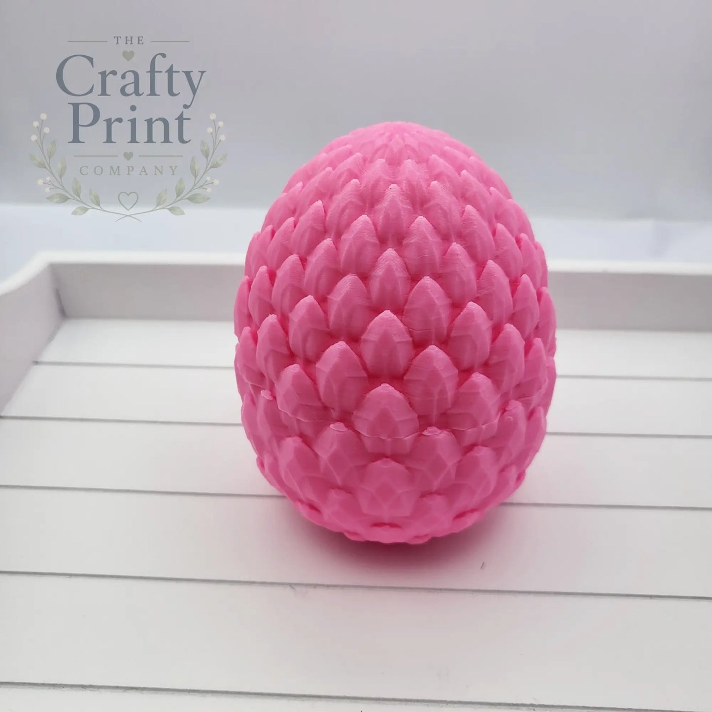 3D Printed Dragon Egg with Scales