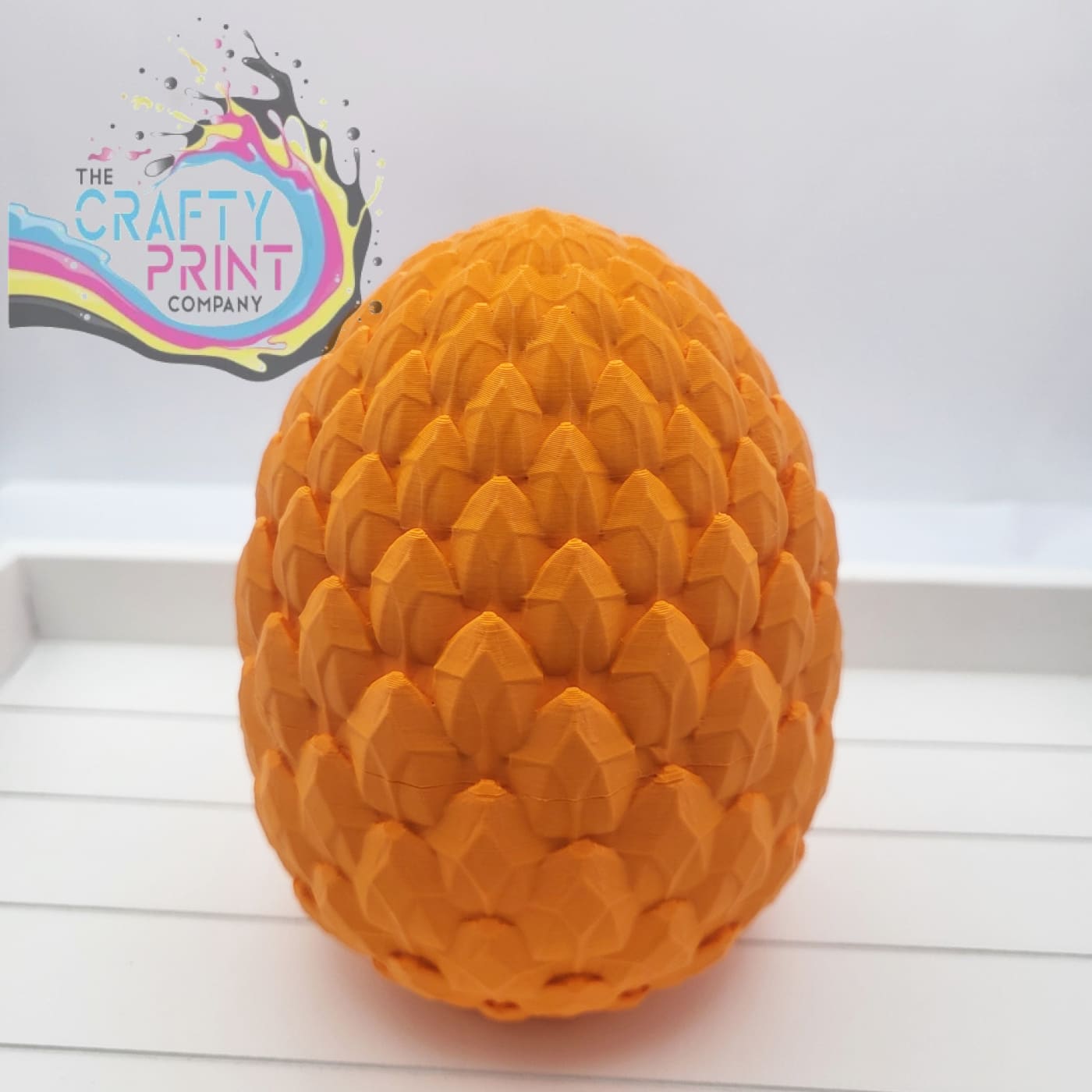 3D Printed Dragon Egg with Scales