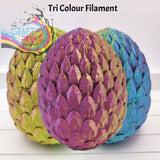 3D Printed Dragon Egg with Scales