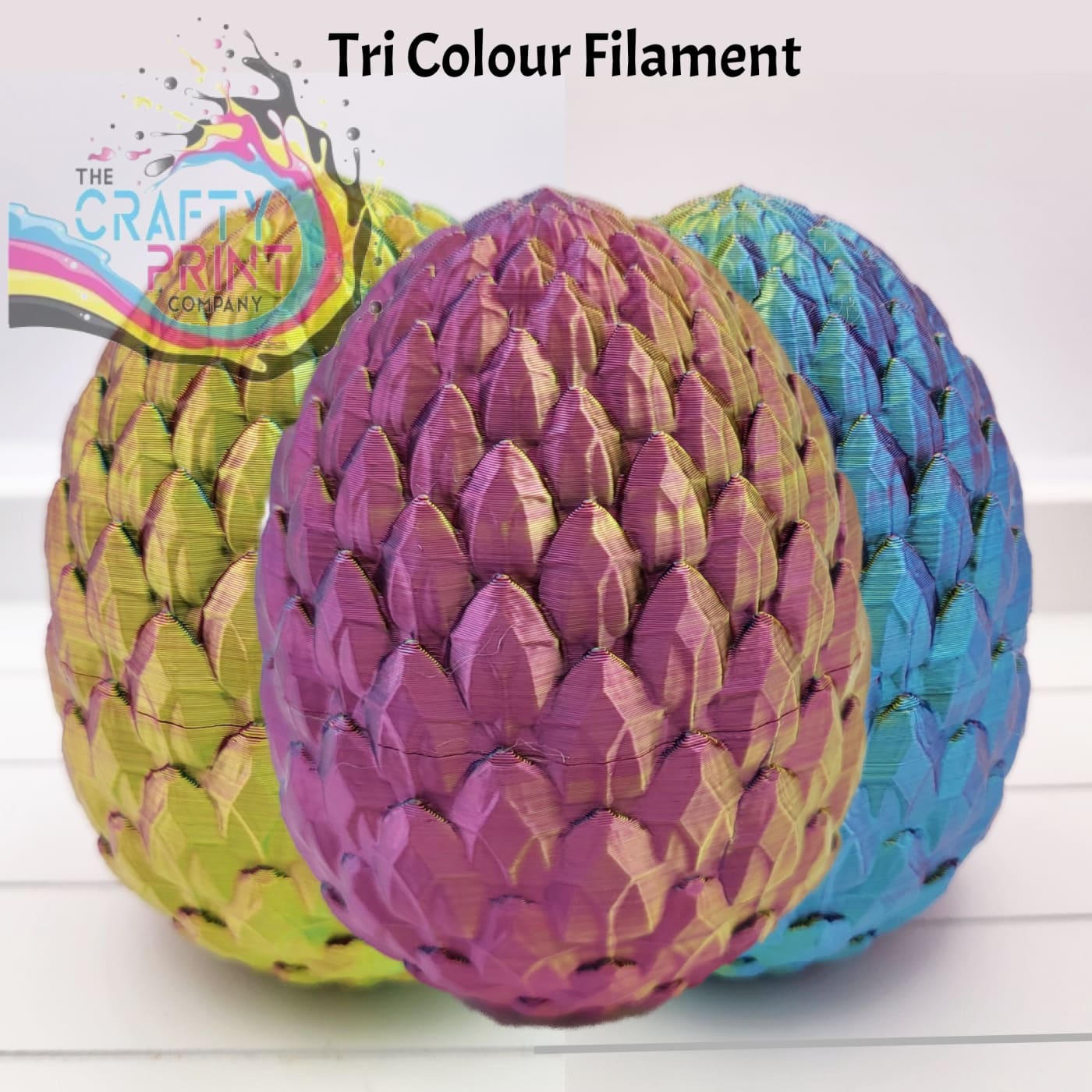 3D Printed Dragon Egg with Scales