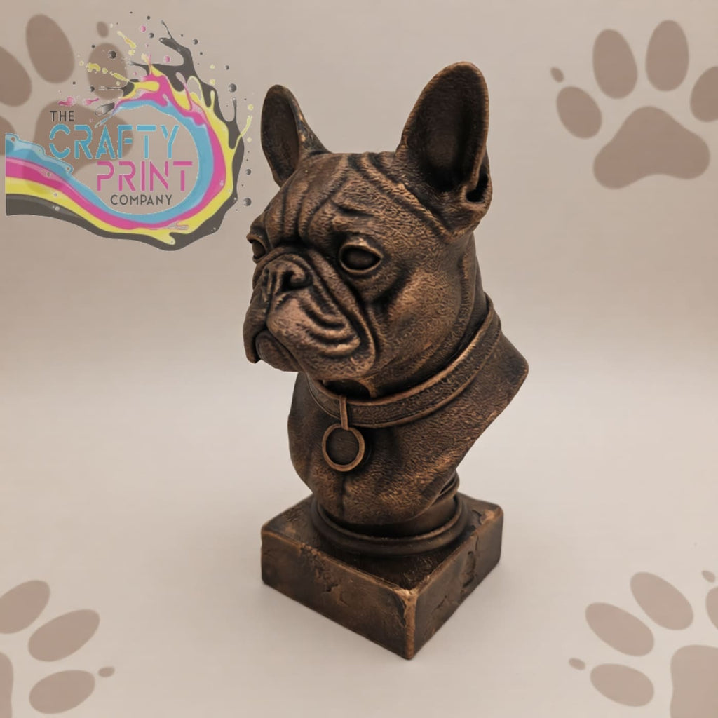 3D Printed French Bulldog Statue / Bust - Home & Garden >