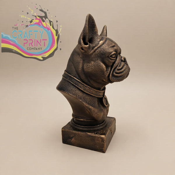 3D Printed French Bulldog Statue / Bust - Home & Garden >