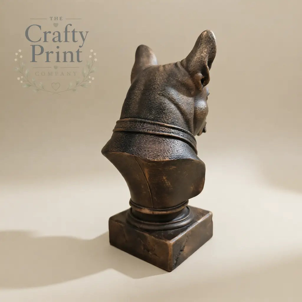 3D Printed French Bulldog Statue / Bust - Home & Garden >