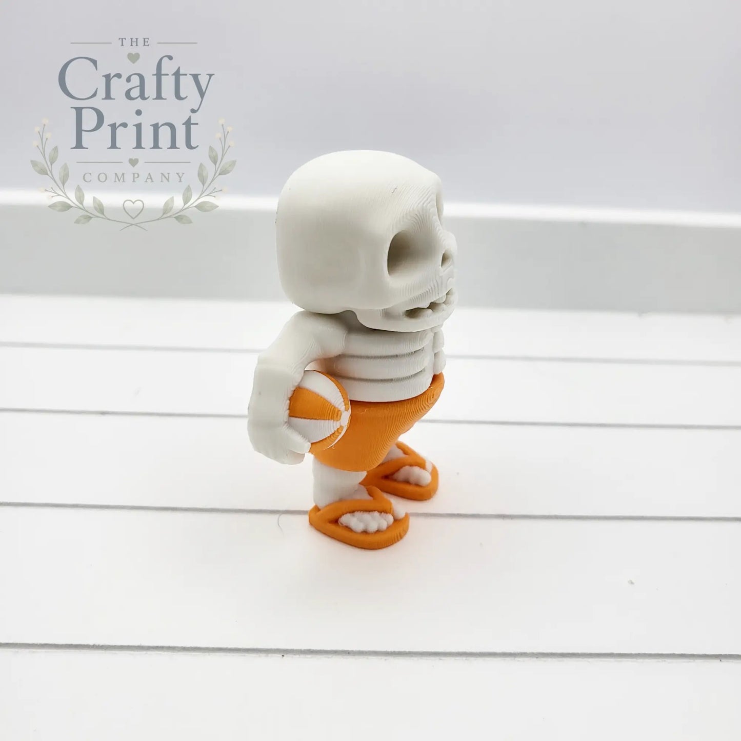 3D Printed Fully Articulated Mini Summer Ready Skeleton