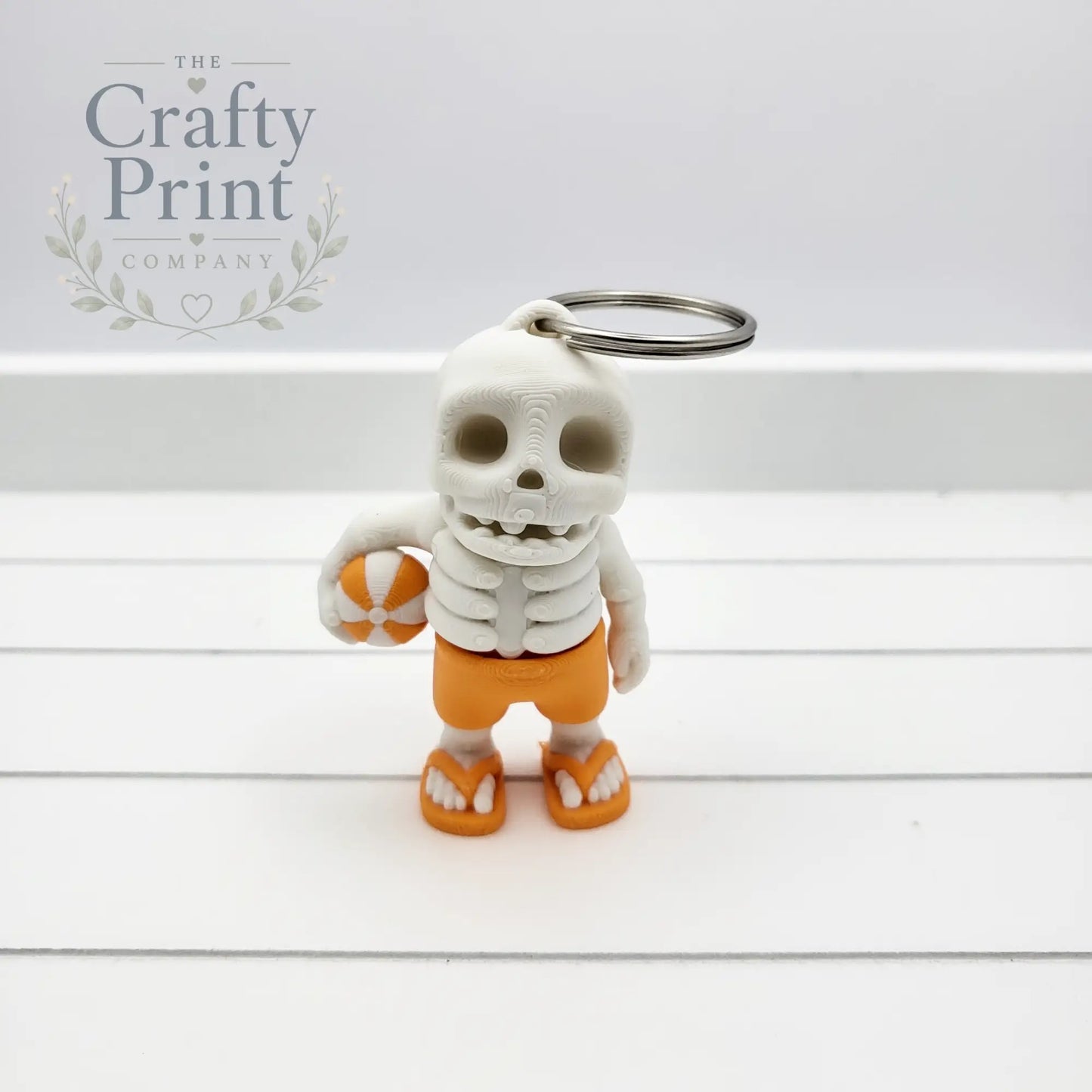 3D Printed Fully Articulated Mini Summer Ready Skeleton
