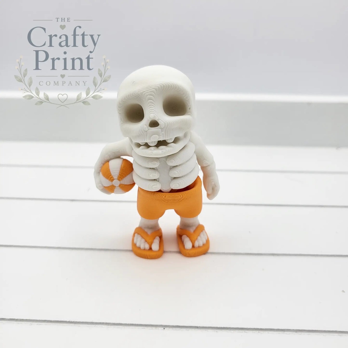 3D Printed Fully Articulated Mini Summer Ready Skeleton