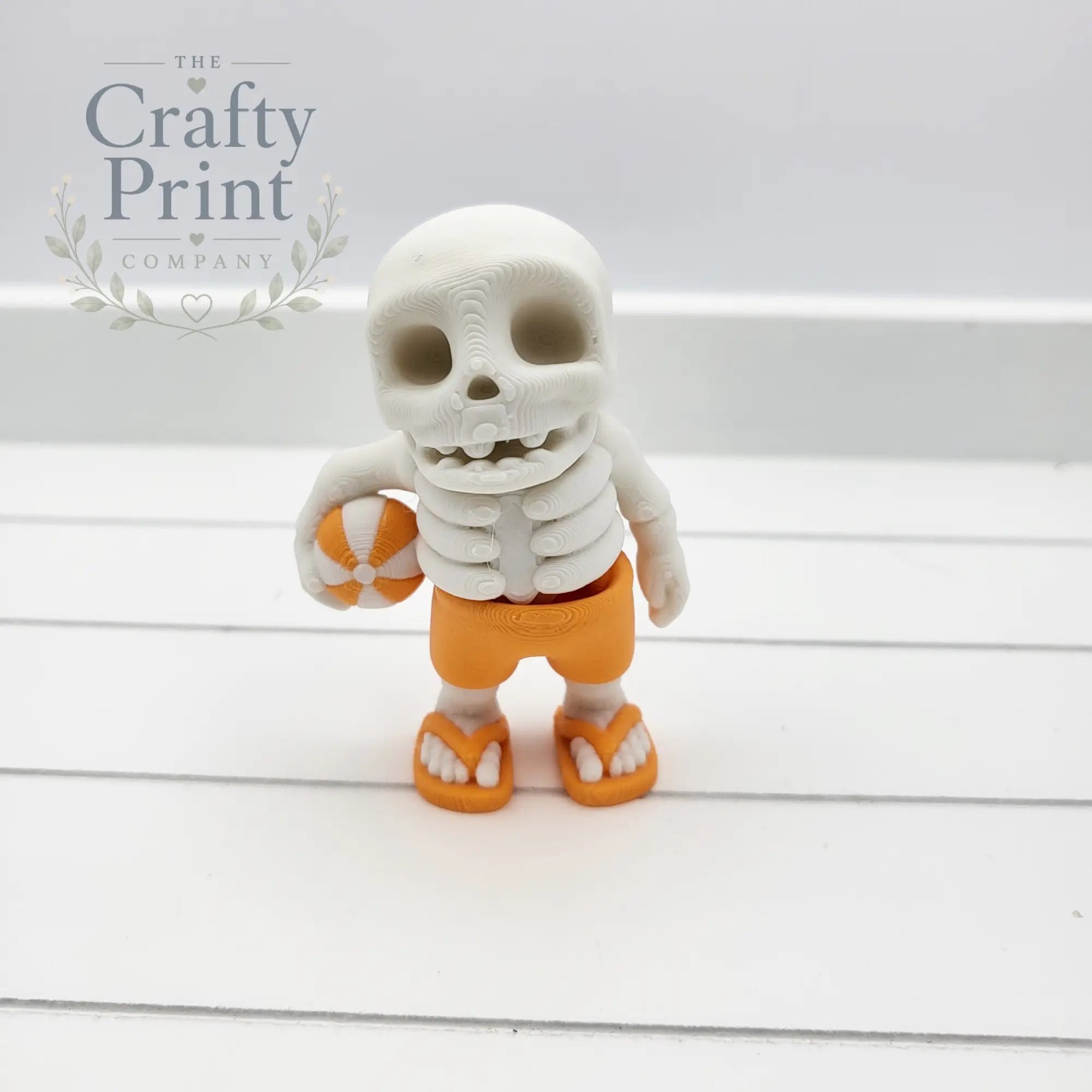 3D Printed Fully Articulated Mini Summer Ready Skeleton
