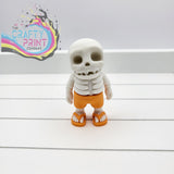 3D Printed Fully Articulated Mini Summer Ready Skeleton