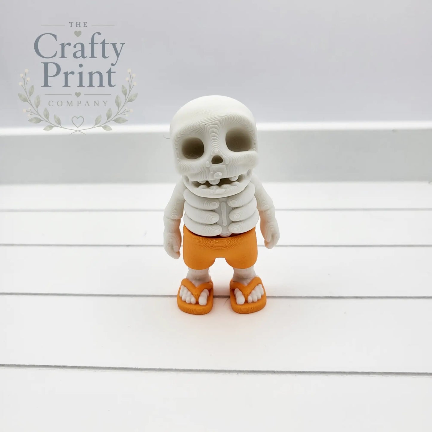 3D Printed Fully Articulated Mini Summer Ready Skeleton