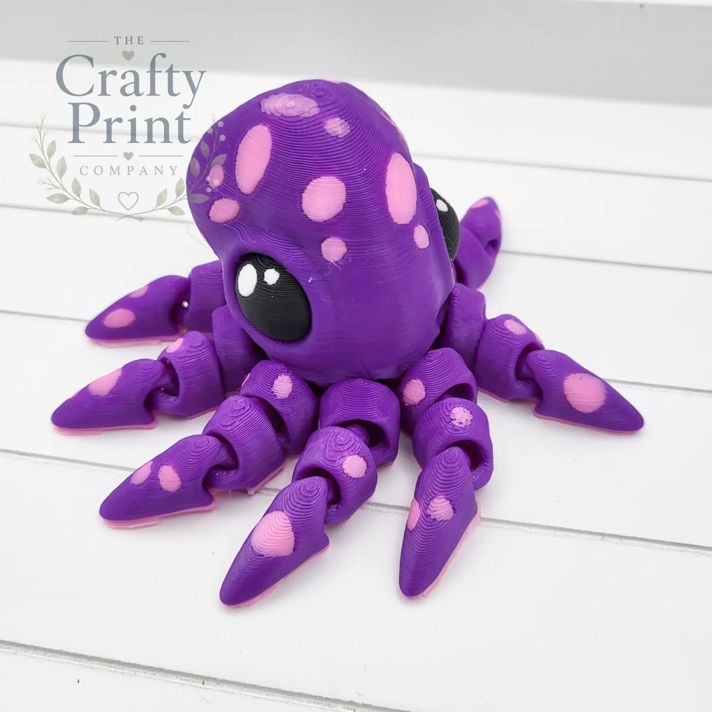 3D Printed Fully Articulated Octopus
