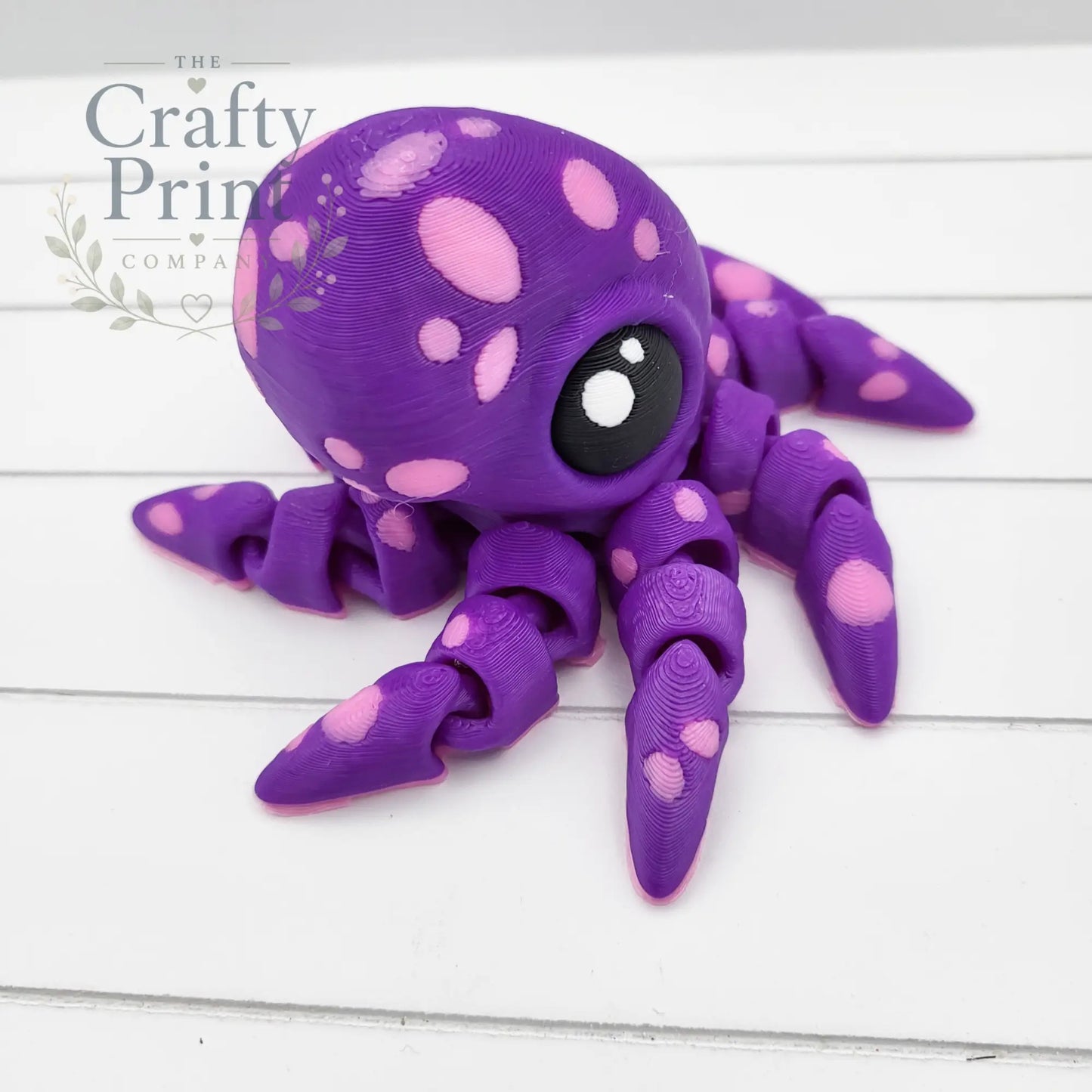 3D Printed Fully Articulated Octopus