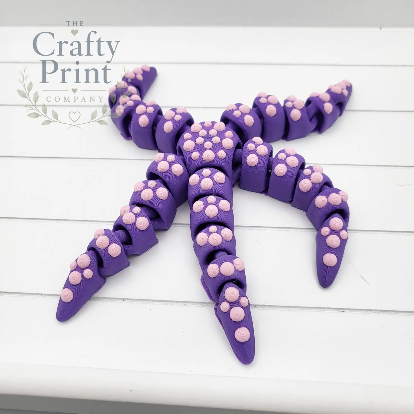 3D Printed Fully Articulated Starfish