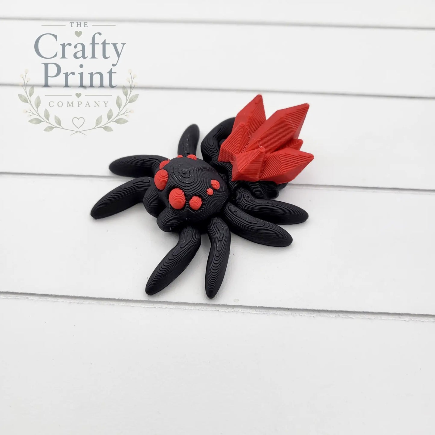 3D Printed Mini Crystal Spider - Home & Garden > Decor