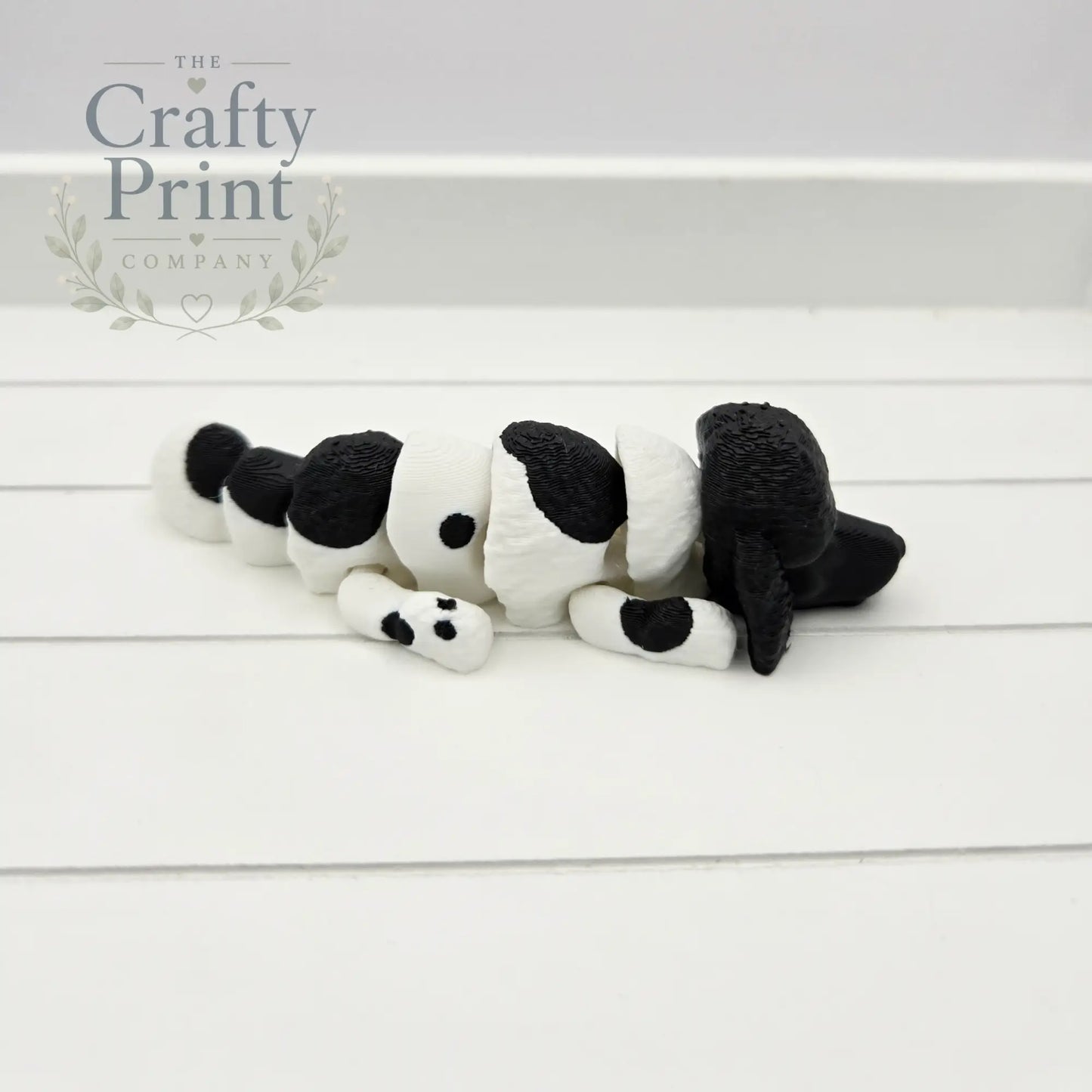 3D Printed Poodle Dog Articulated Flexi Keyring/Fidget