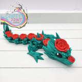 3D Printed Rose Dragon and Egg