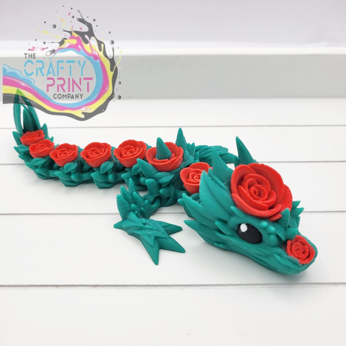 3D Printed Rose Dragon and Egg