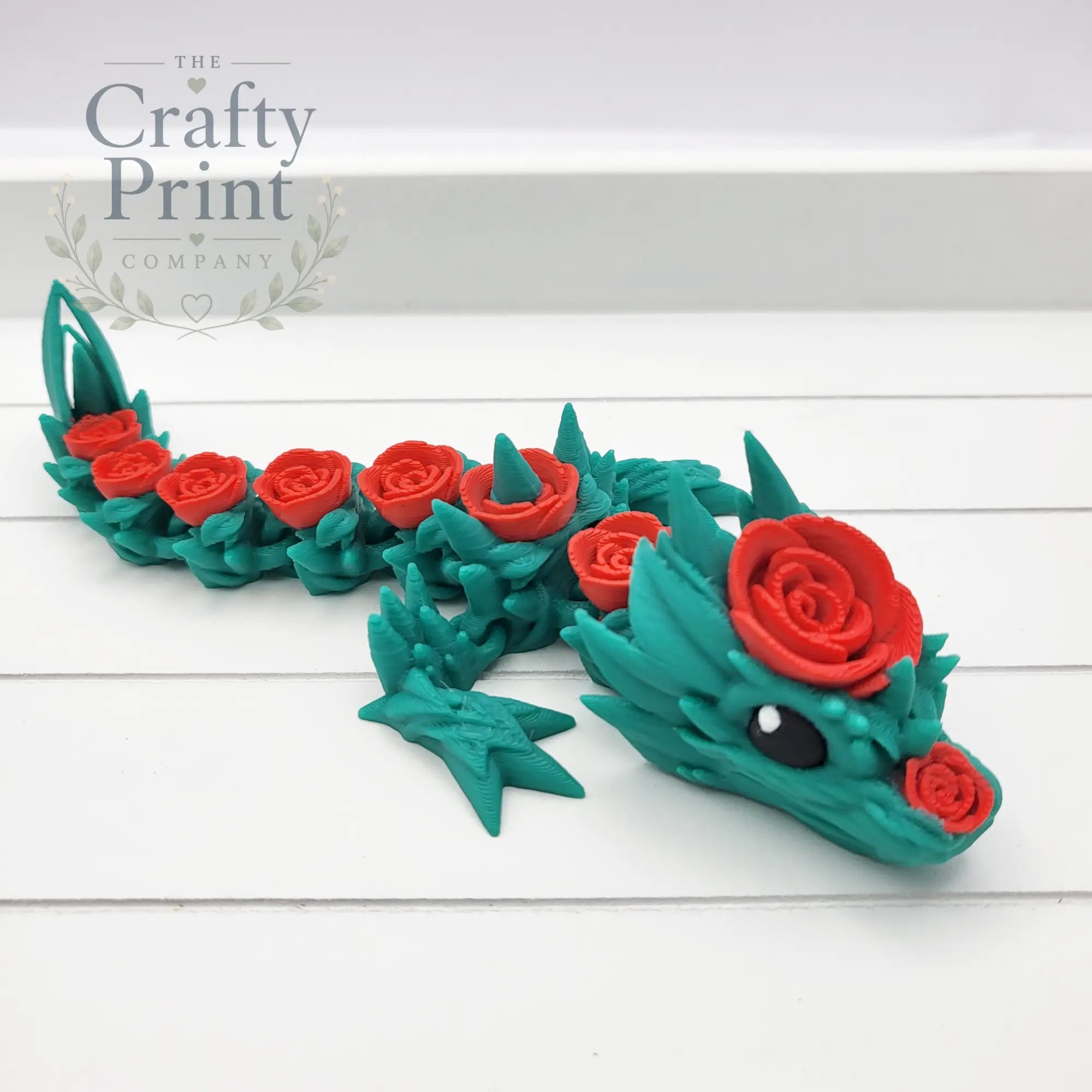 3D Printed Rose Dragon and Egg