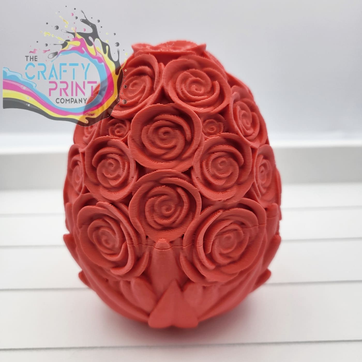 3D Printed Rose Dragon and Egg