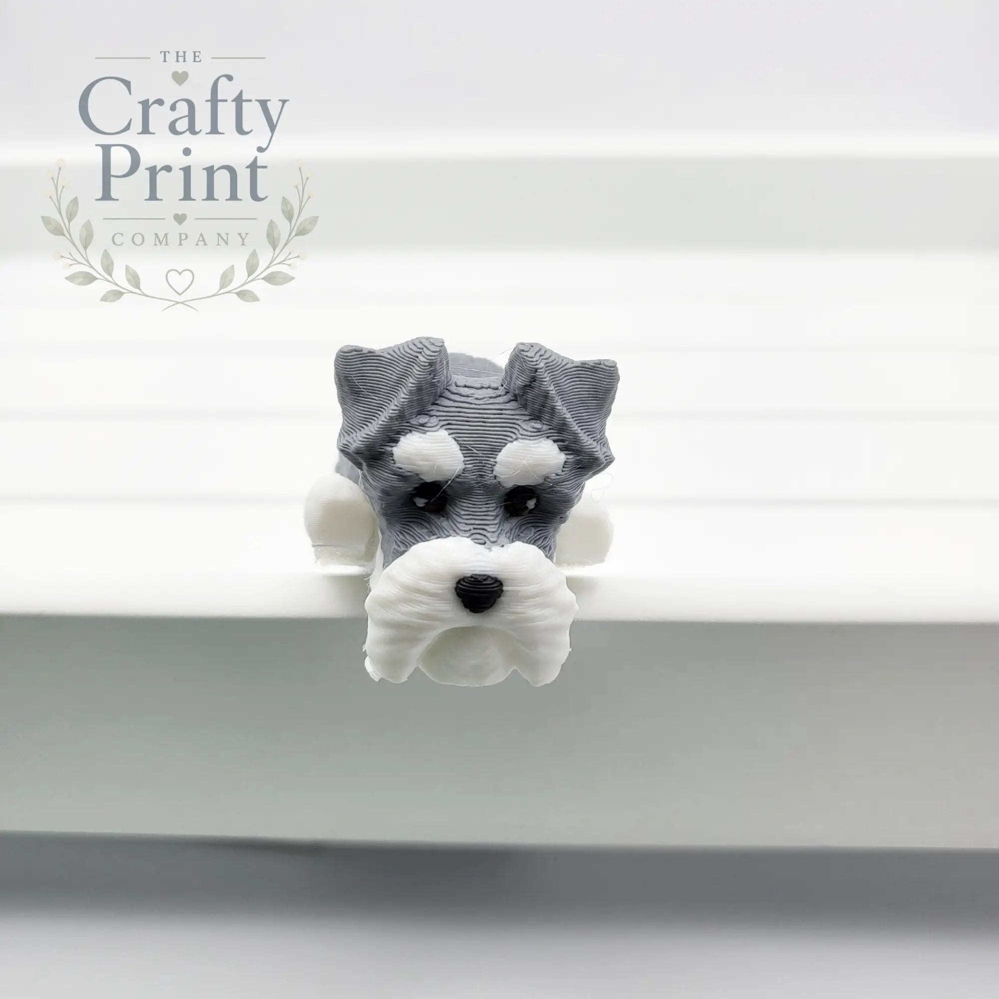 3D Printed Schnauzer Articulated Flexi Keyring/Fidget