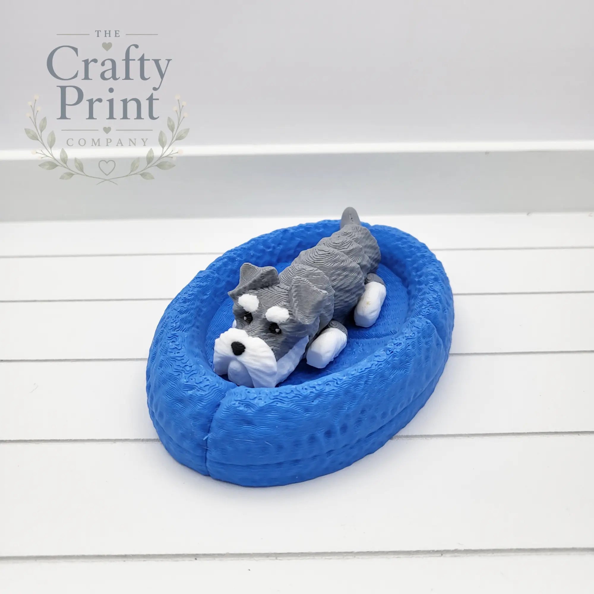 3D Printed Schnauzer Articulated Flexi Keyring/Fidget