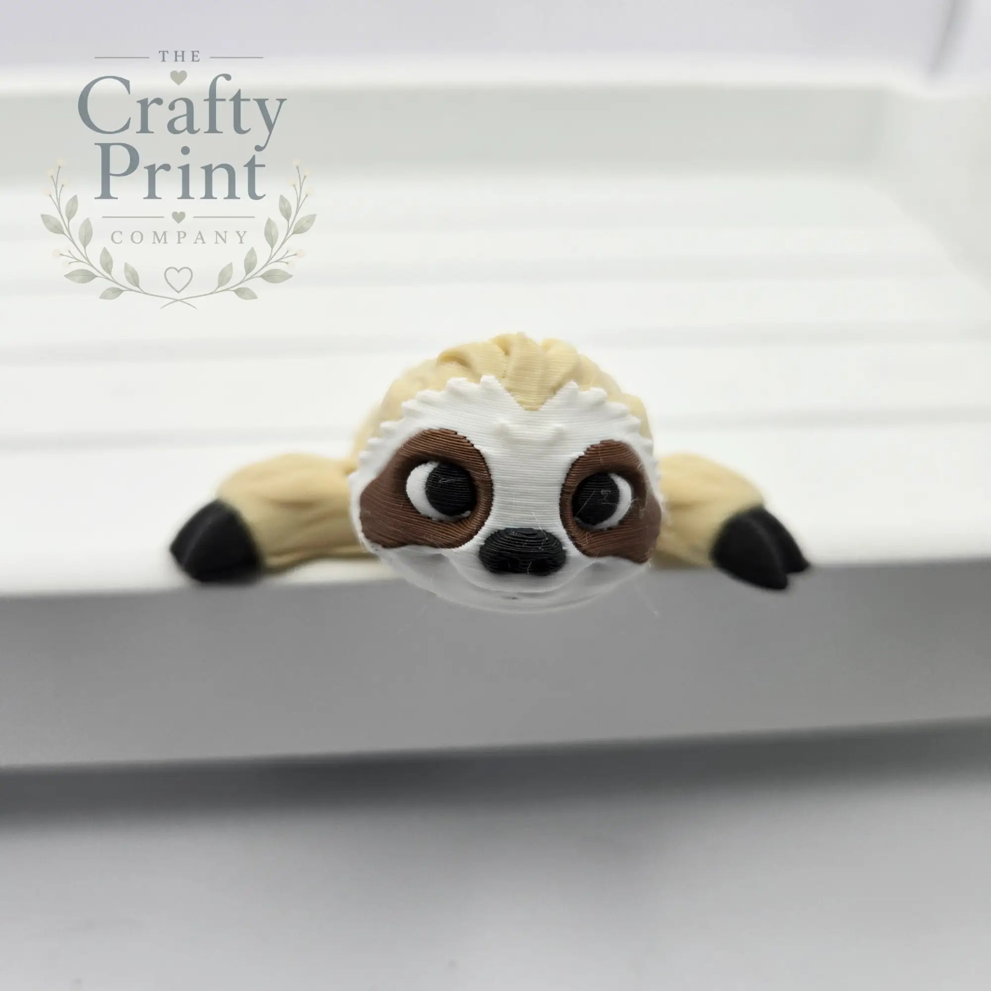 3D Printed Sloth Articulated Flexi Keyring/Fidget