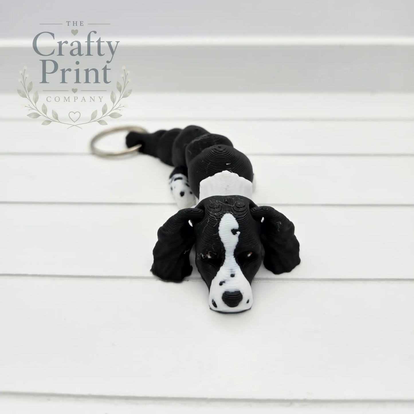 3D Printed Springer Spaniel Articulated Flexi