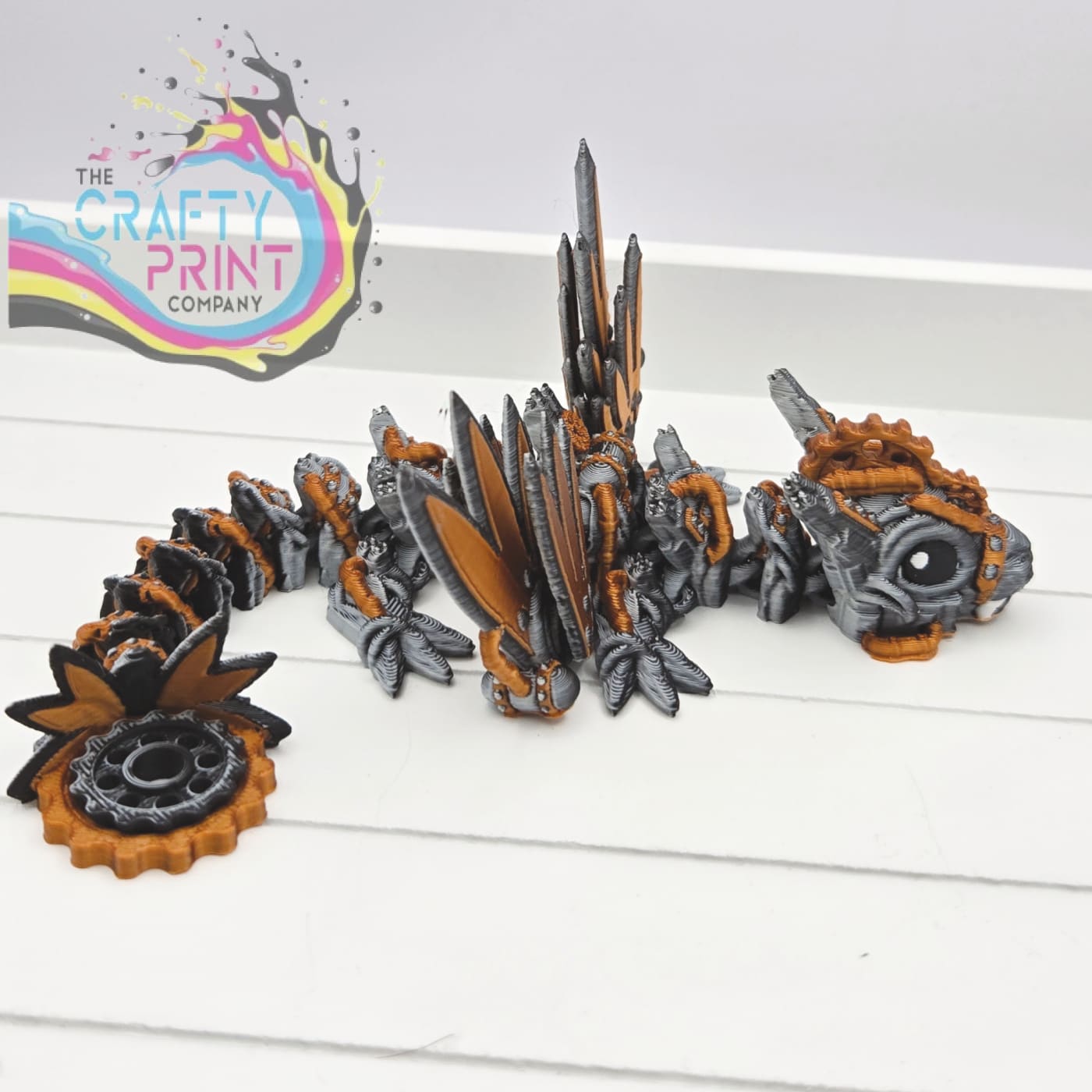 3D Printed Baby Steampunk Dragon