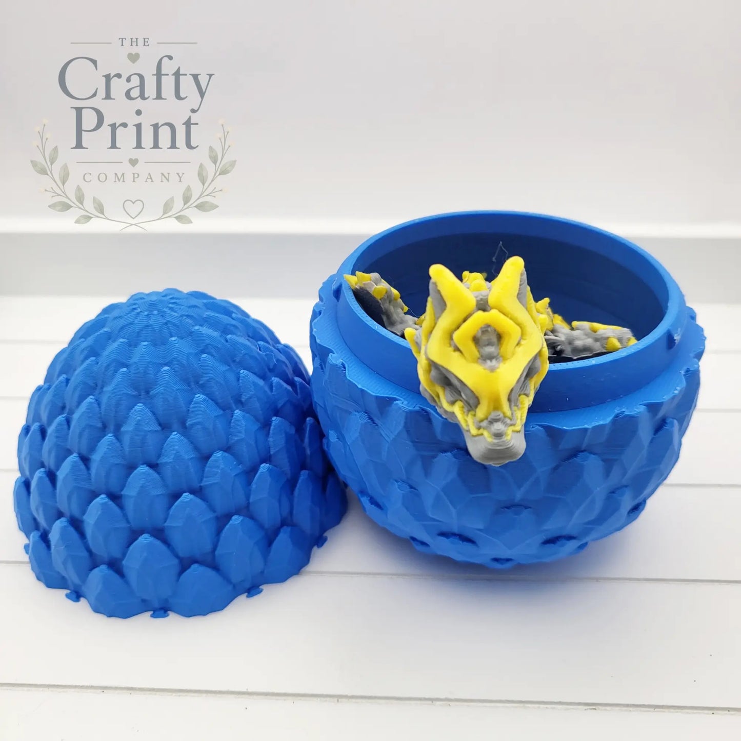 3D Printed Storm Dragon in Egg