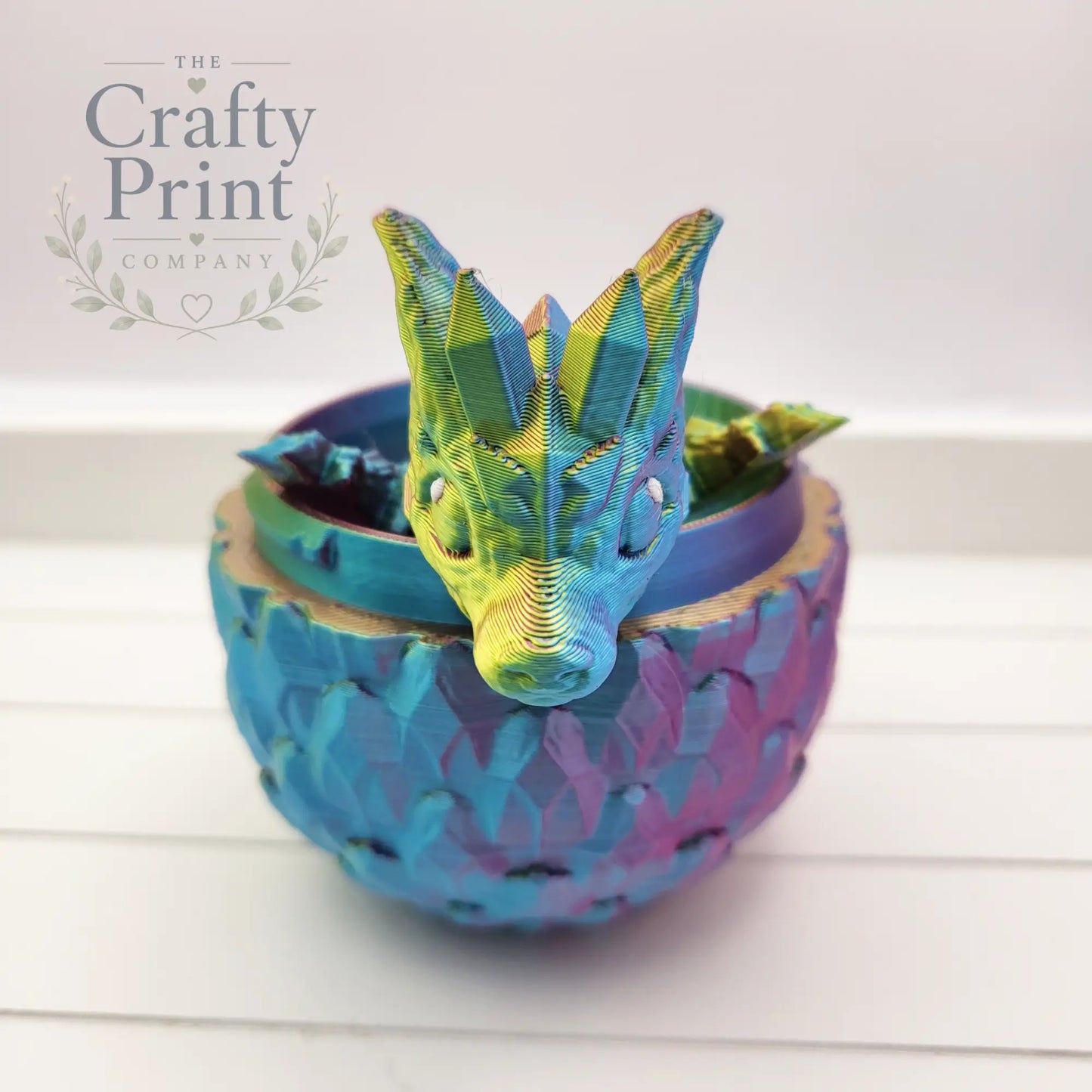 3D Printed Wolf Dragon and Egg