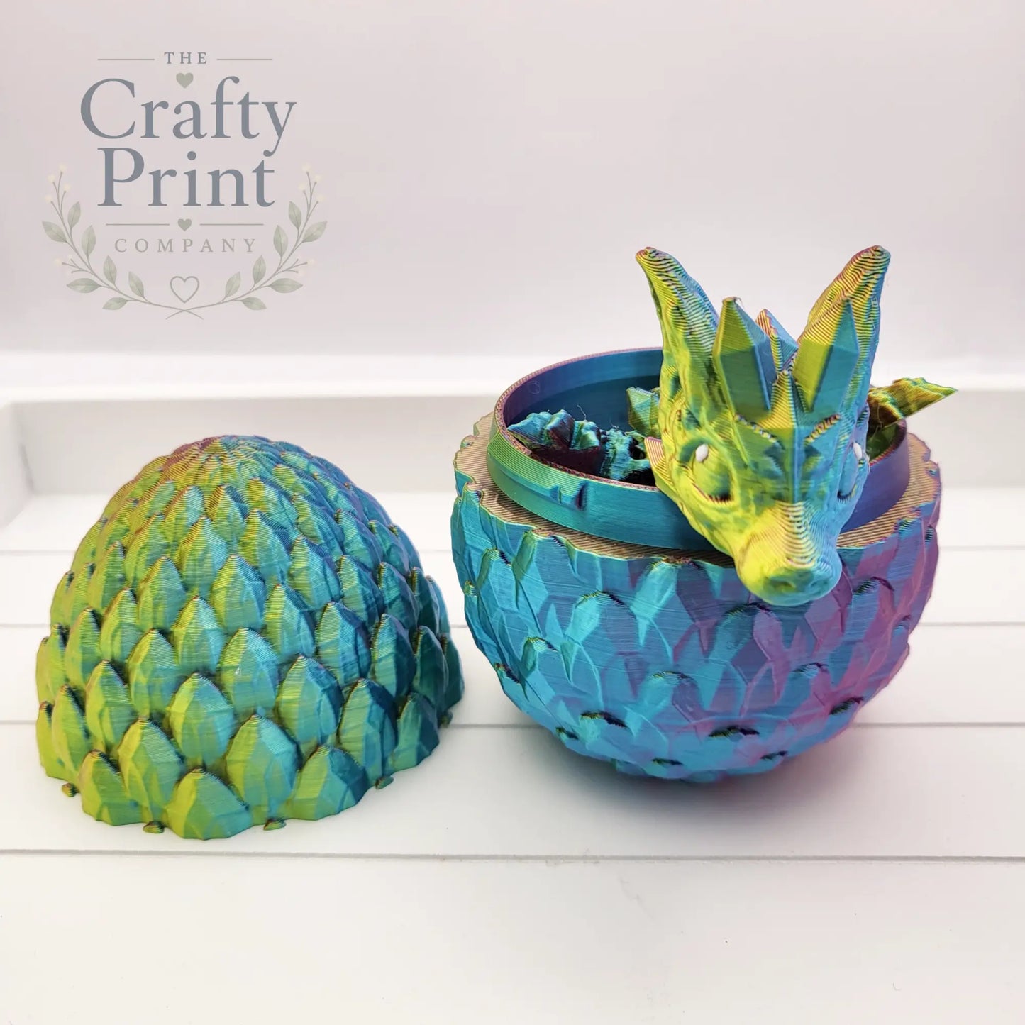 3D Printed Wolf Dragon and Egg