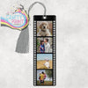 4 Photo Personalised Film Strip Bookmark - Bookmarks