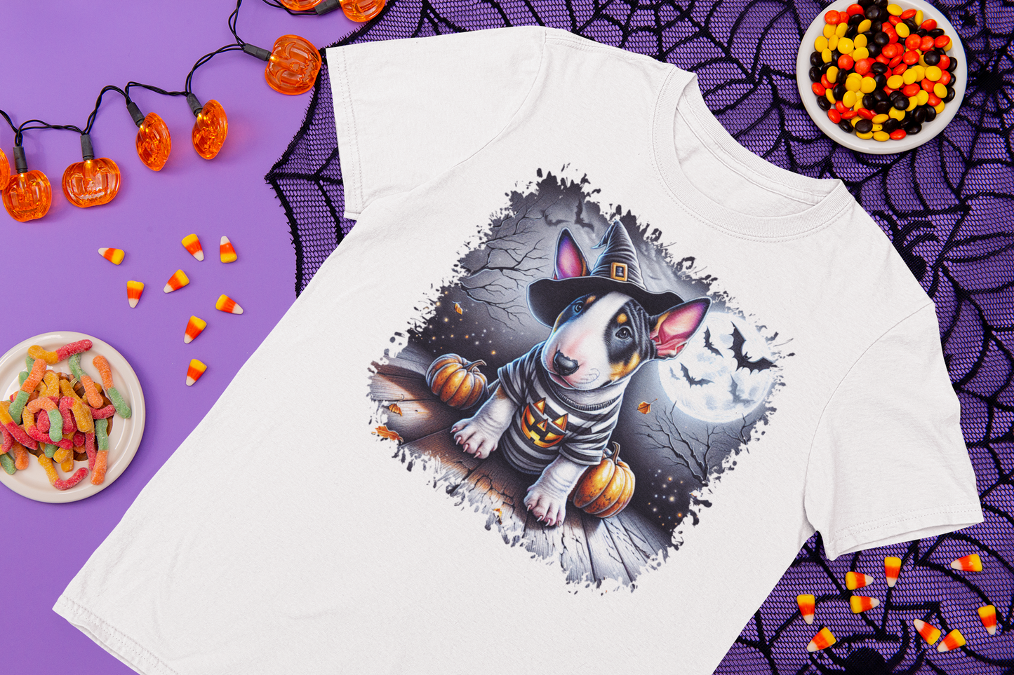 Halloween Bull Terrier Children's T-shirt