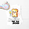 A little toast to your new job Funny A5 Card - Blank Inside