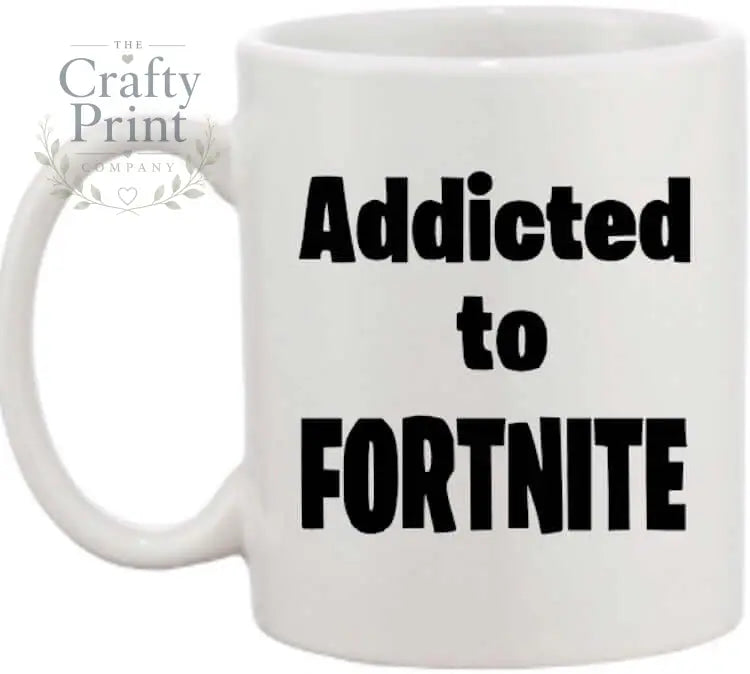 Addicted to Fortnite Mug - White Handle & Inner - Mugs