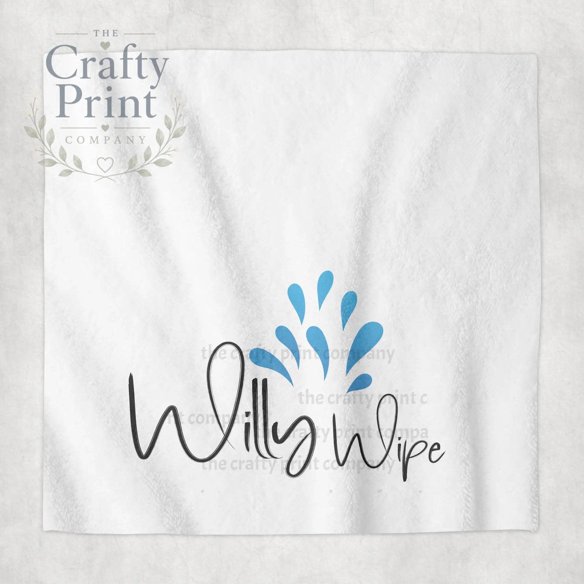 Adult Rude After Sex Flannels - Willy Wipe - Bath Towels &
