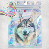 Alaskan Malamute Paw Print Car Air Freshener - Vehicle