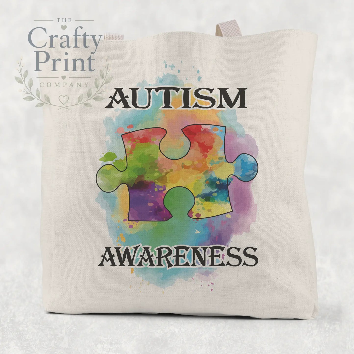 Autism Awareness Cotton Tote Bag - Shopping Totes