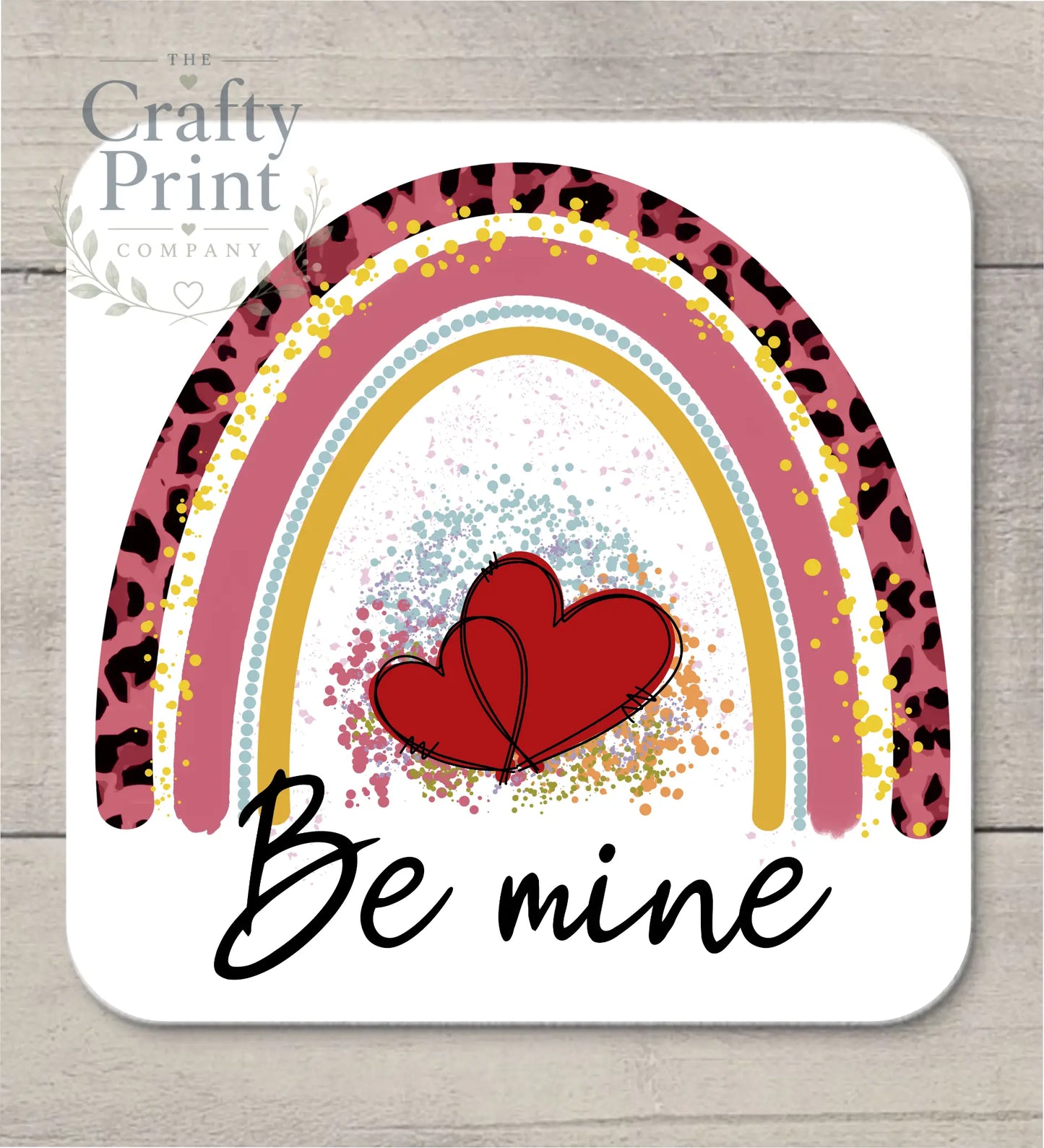 Be Mine Rainbow Coaster - Coasters