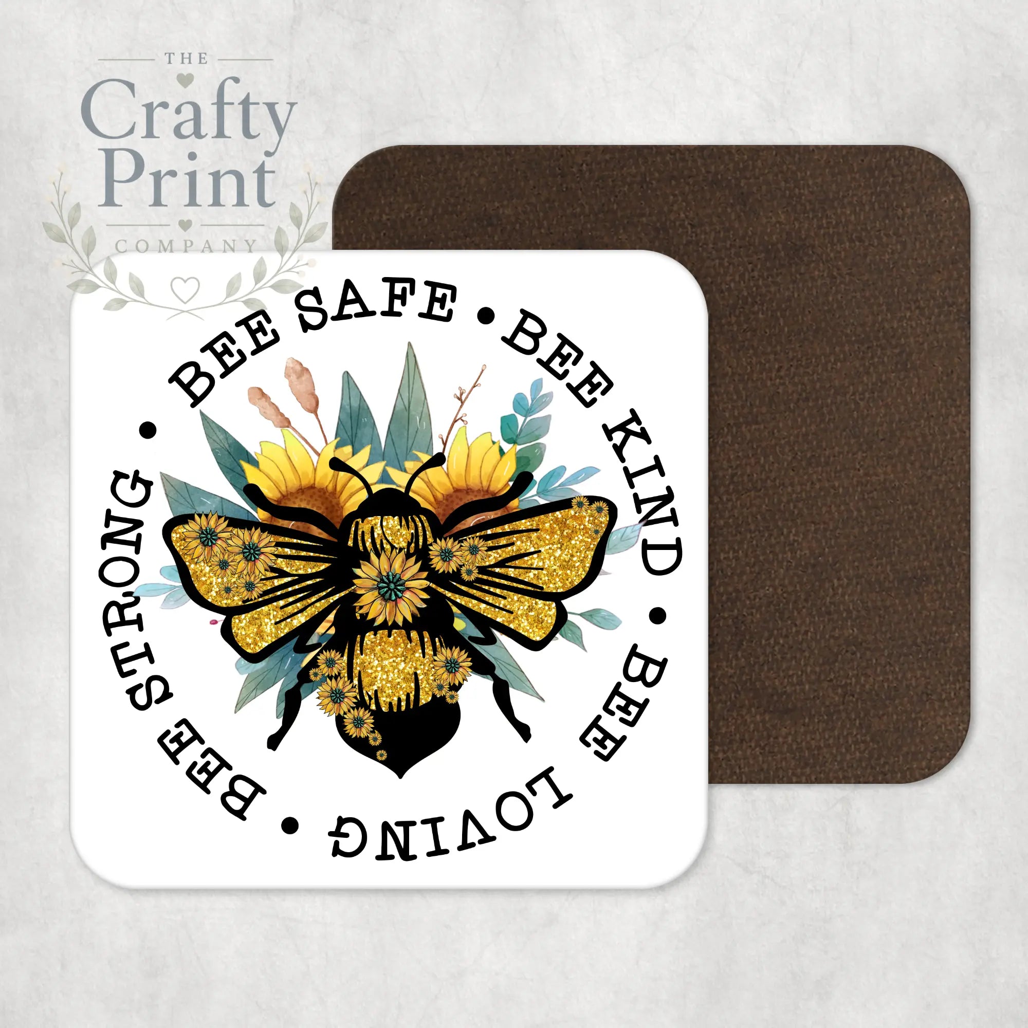 Bee Safe Kind Coaster - Coasters