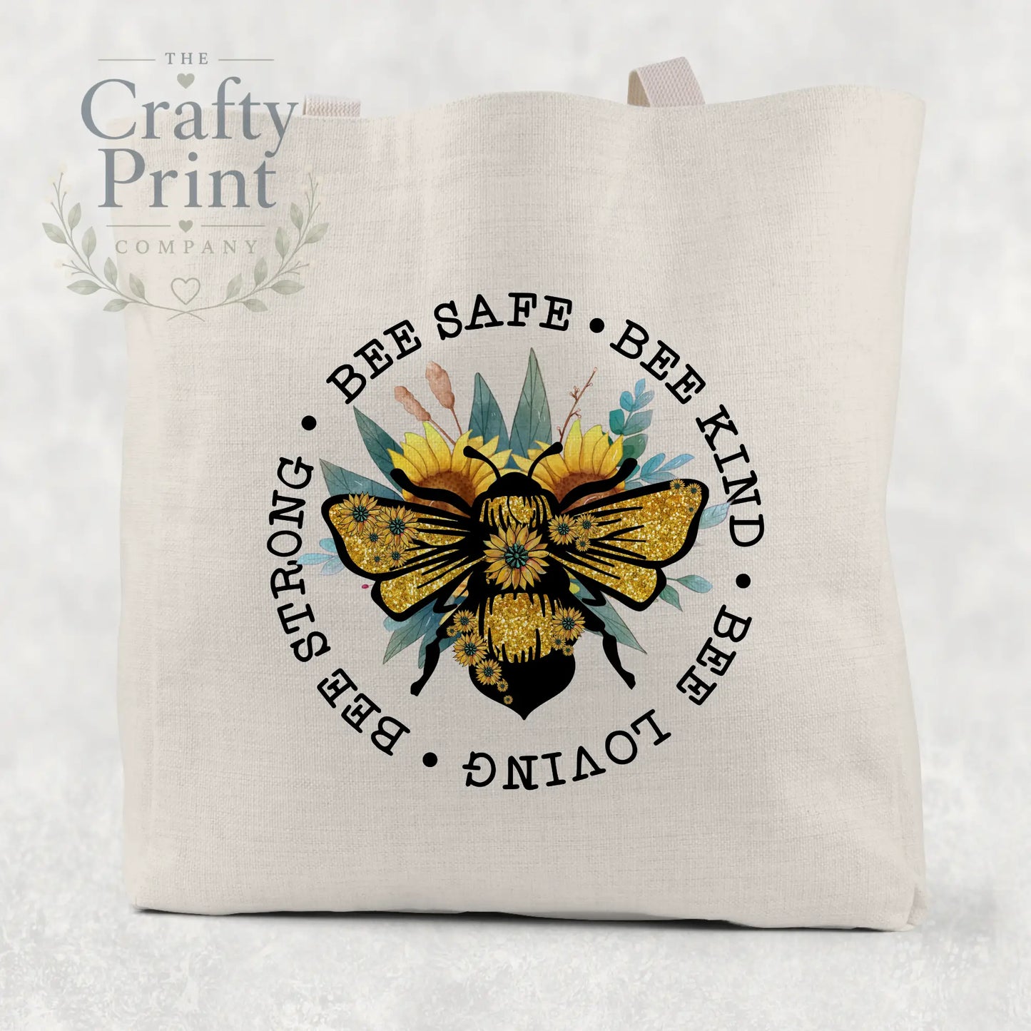 Bee Safe Kind Cotton Tote Bag - Shopping Totes
