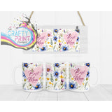 Best Mom Ever Floral Mug - Jumbo 15oz - Mugs