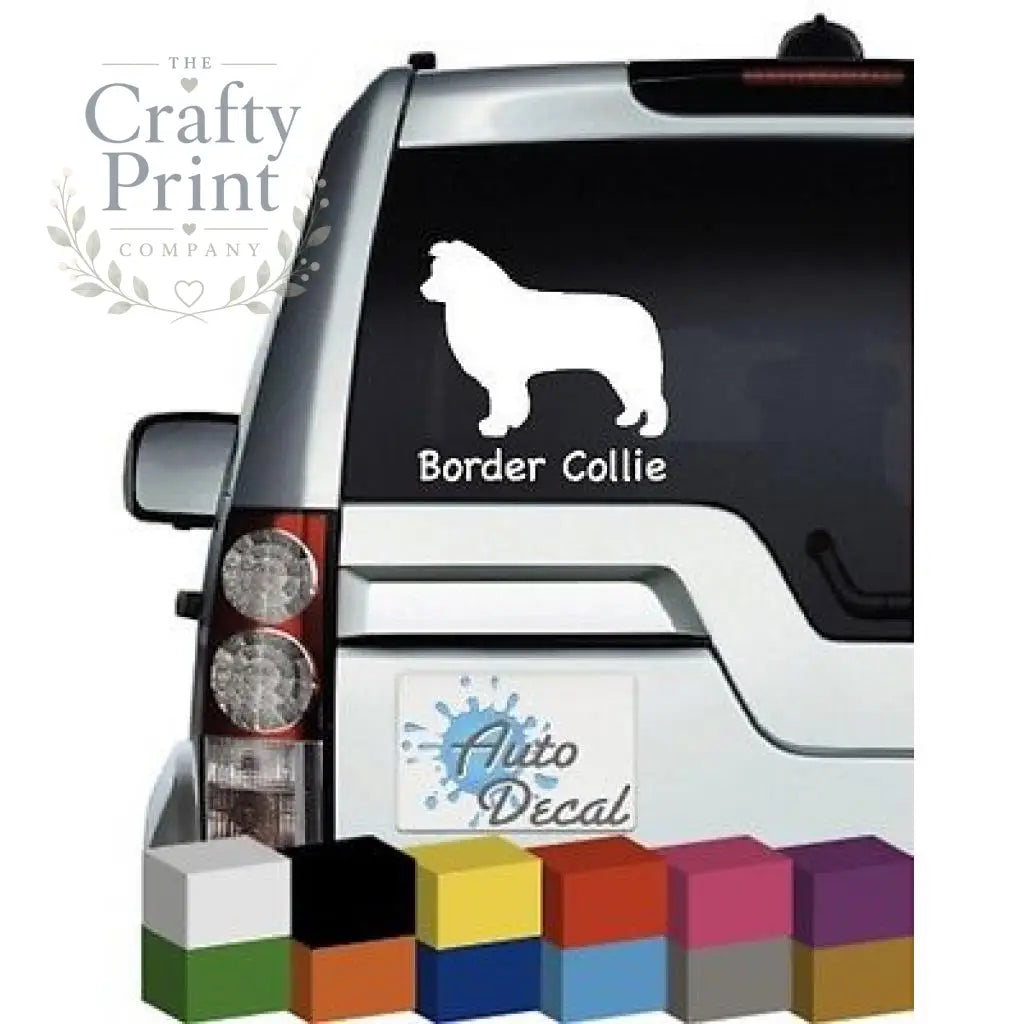 Border Collie Dog Car Sticker - Bumper Stickers
