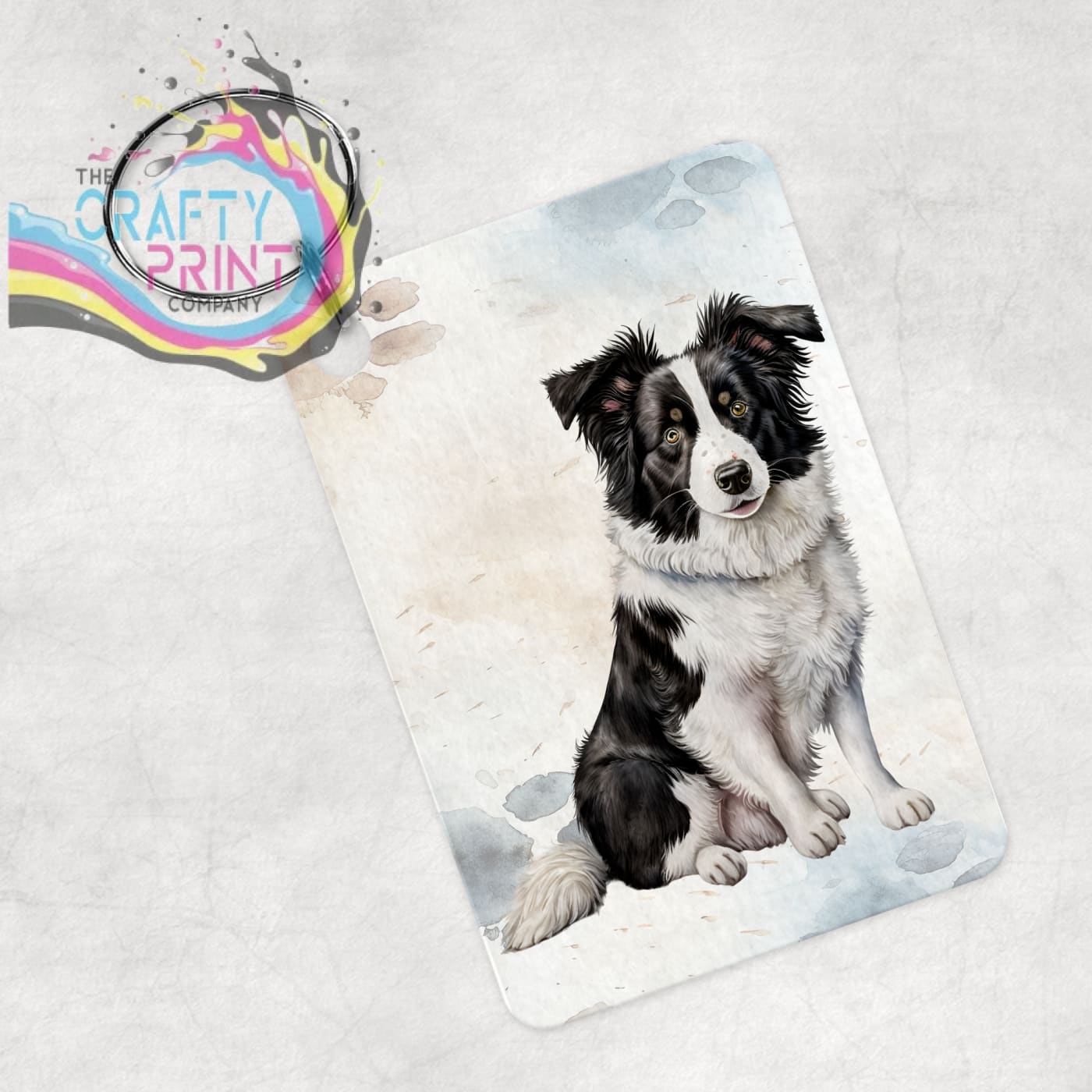 Border Collie Keyring – Cute Dog Keychain Gift for Lovers