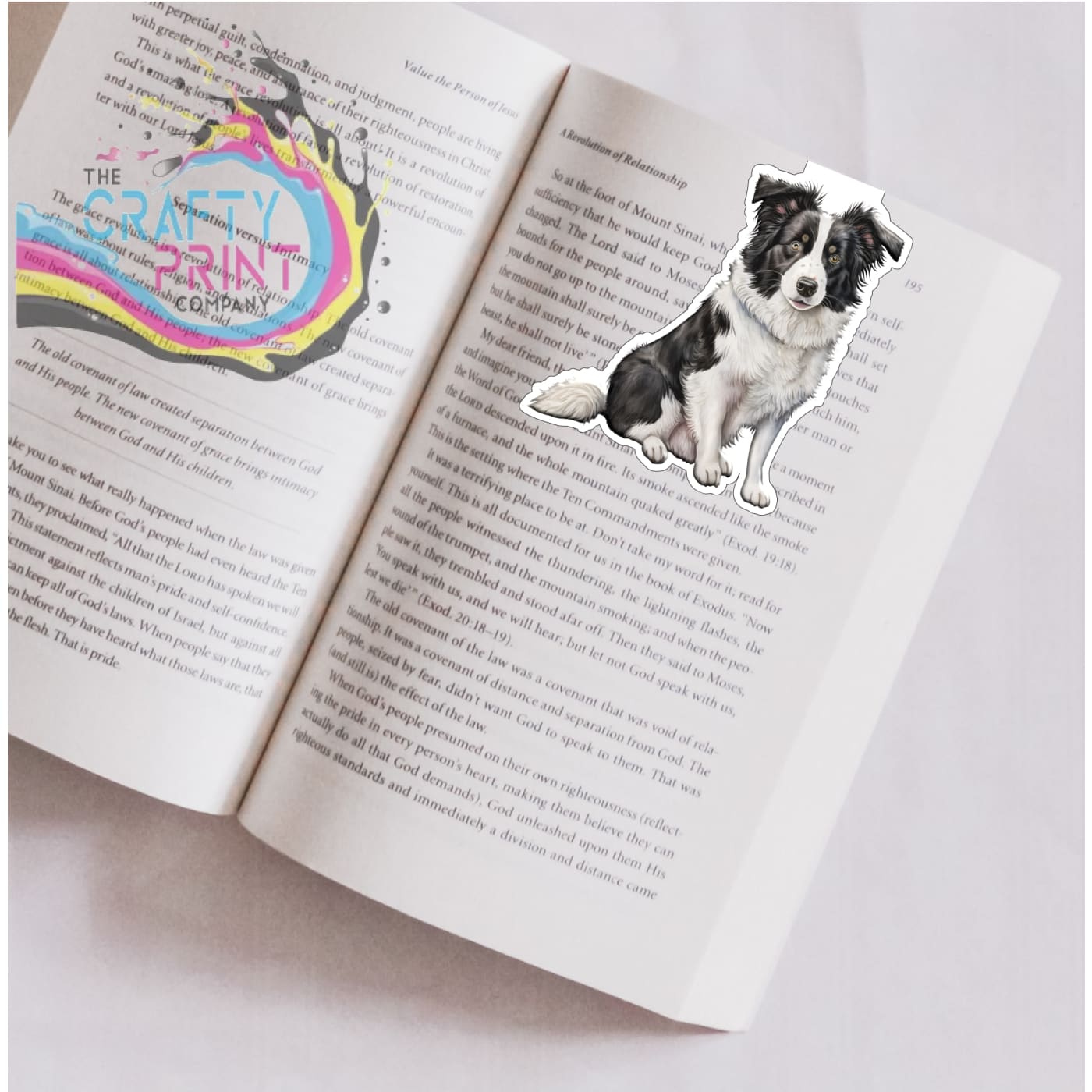 Border Collie Magnetic Bookmark - Bookmarks