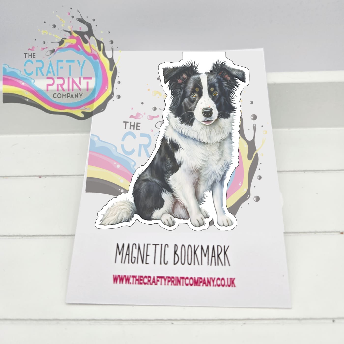 Border Collie Magnetic Bookmark - Bookmarks