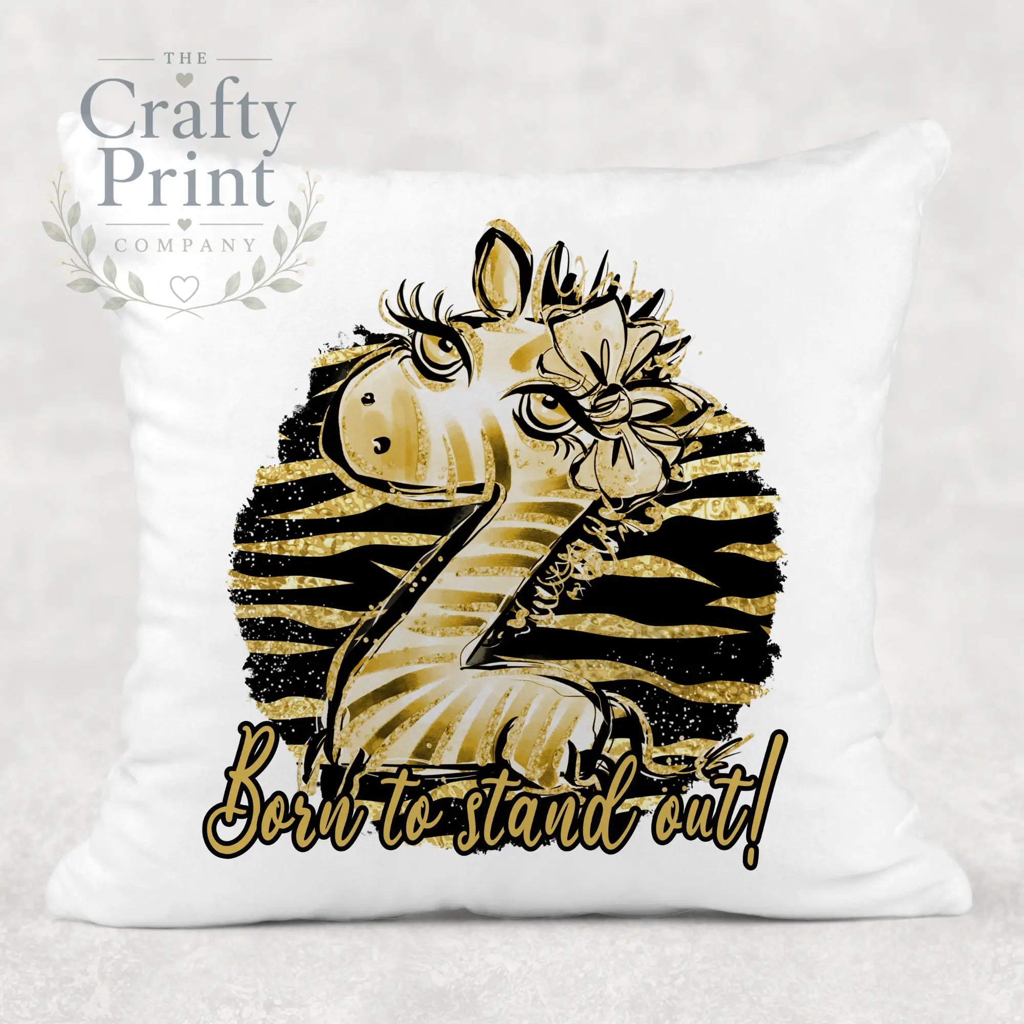 Born to stand Out Giraffe Cushion - Chair & Sofa Cushions